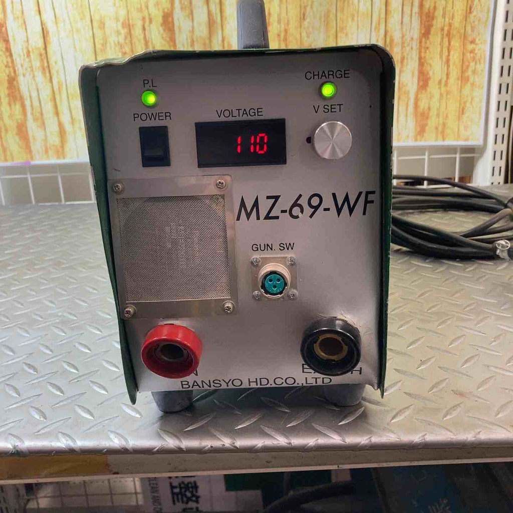 溶接機 店頭受取り限定】 現状品 通電のみ確認 bansyo 100Vスポット溶接機