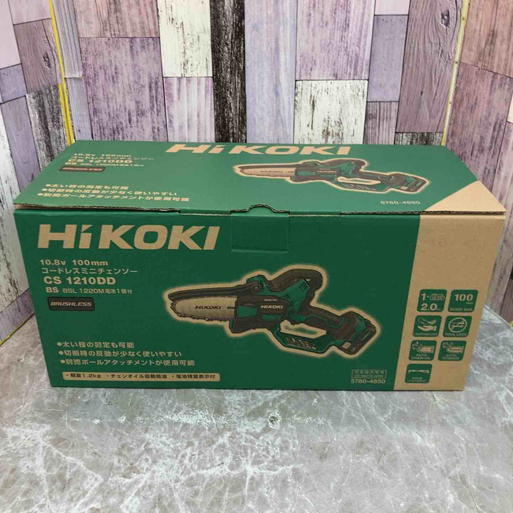 ★ハイコーキ(HIKOKI ※旧:日立工機) コードレスチェンソー CS1210DD(BS)【八潮店】
