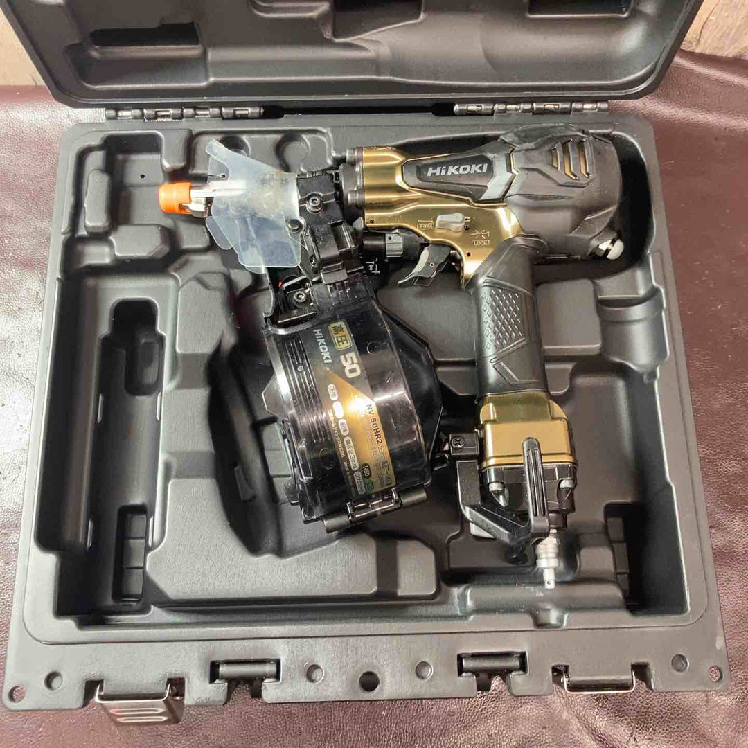 【中古品】★ハイコーキ(HIKOKI ※旧:日立工機) 高圧エア釘打ち機 NV50HR2(S)【東大和店】
