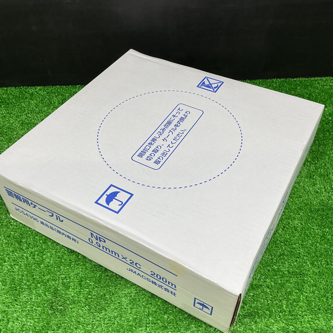 【未使用品】JAMACS株式会社 NP 0.9×2C 警報用ポリエチレン絶縁ビニルシースケーブル 200ｍ巻【電材館越谷店】