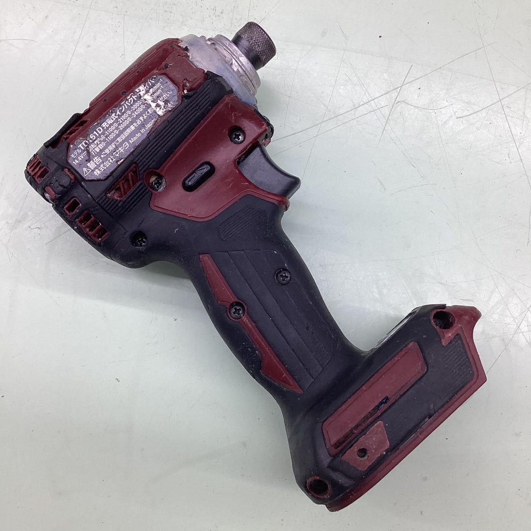 〇マキタ（14.4v 3.0Ah）コードレスインパクトドライバー TD161DRFXAR【越谷店】