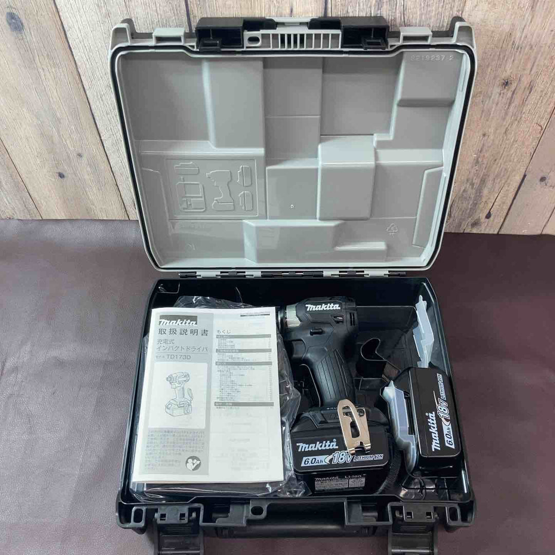 【未使用店頭展示品】 マキタ(makita) コードレスインパクトドライバー TD173DRGXB 18V フルセット 【東大和店】