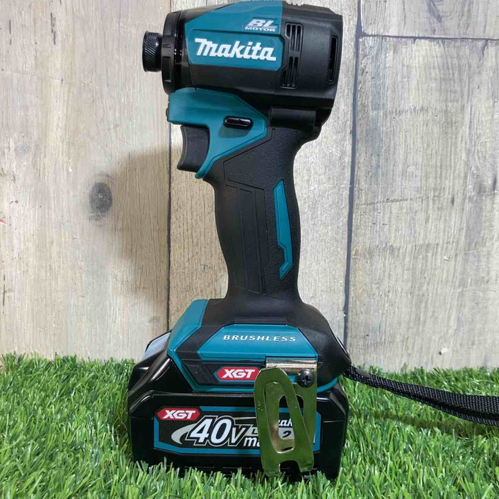 ★マキタ(makita) 40Vmaxコードレスインパクトドライバー TD005GRDX 純正バッテリー2個付【戸田店】