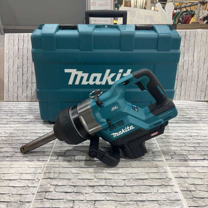 makita/マキタ 最新モデル！！ 40V MAX 充電式インパクトレンチ TW010GZK 角ドライブ 25.4mm 本体+ケース【川口店】