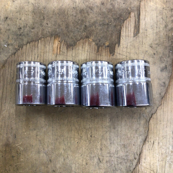 【中古品】スナップオン/Snap-on 3/8"シャローソケット 12角 FM8~FM19 12pcs【柏店】