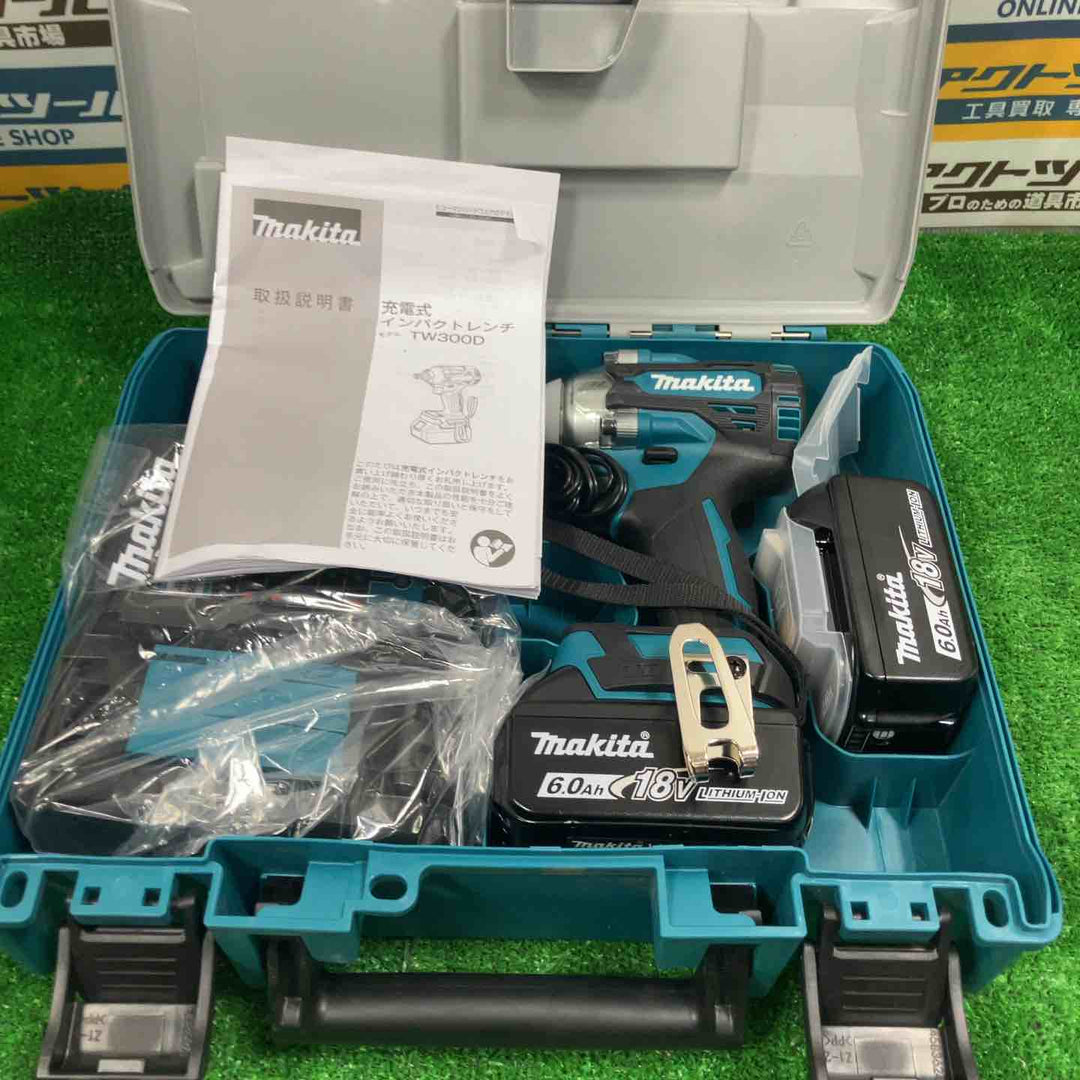 マキタ makita コードレス インパクトレンチ TW300DRGX 3台 バッテリー&充電器付 フルセット 純正 充電式 18V【草加店】