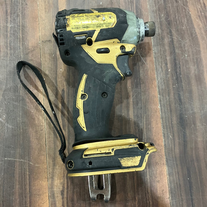 【現状品】◇マキタ(makita) コードレスインパクトドライバー 18V ゴールド TD148DSP1 (TD148DRTX) 100周年 保証なし【川口店】