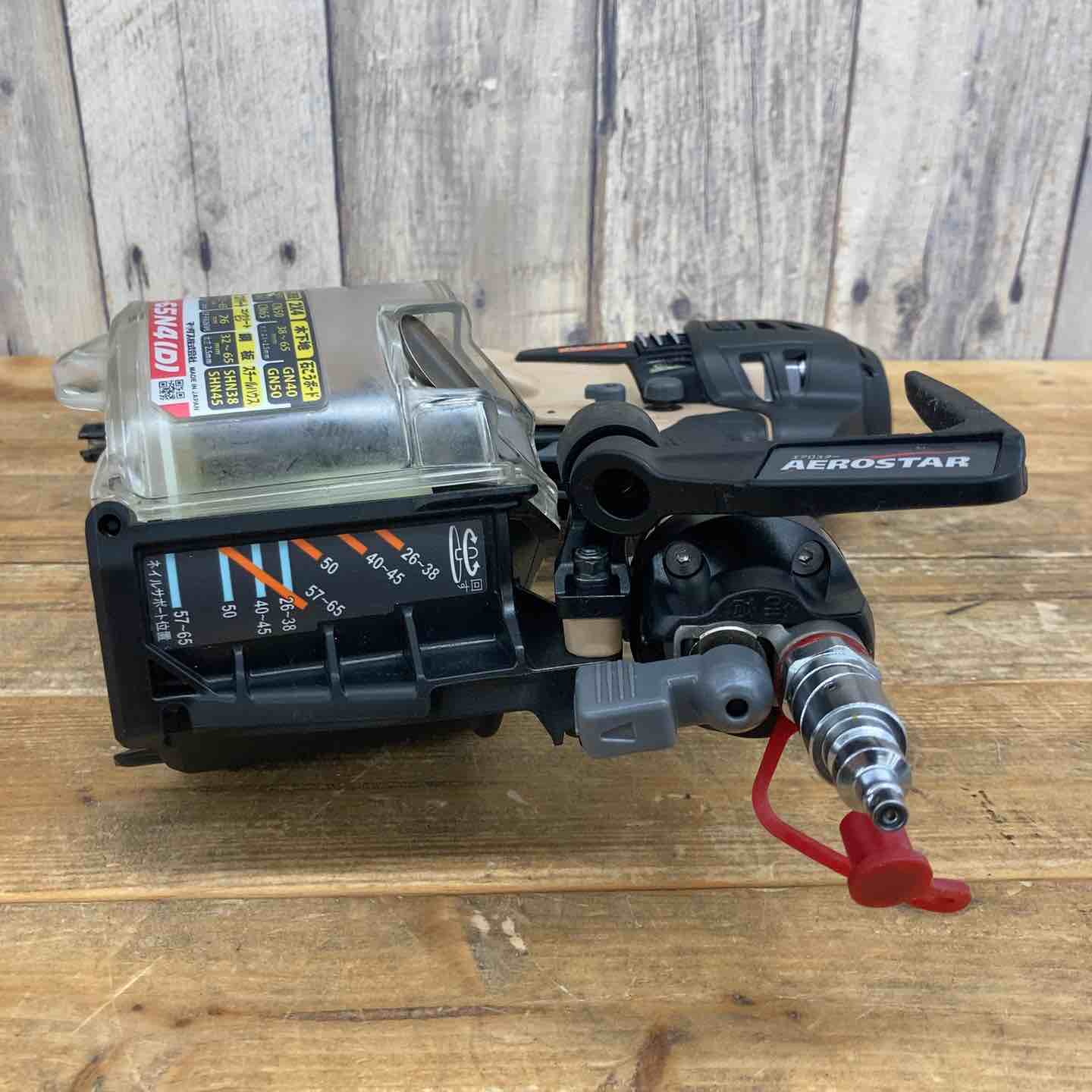 限定色】 【中古品】 マックス(MAX) 高圧エア釘打ち機 HN-65N4(D)_