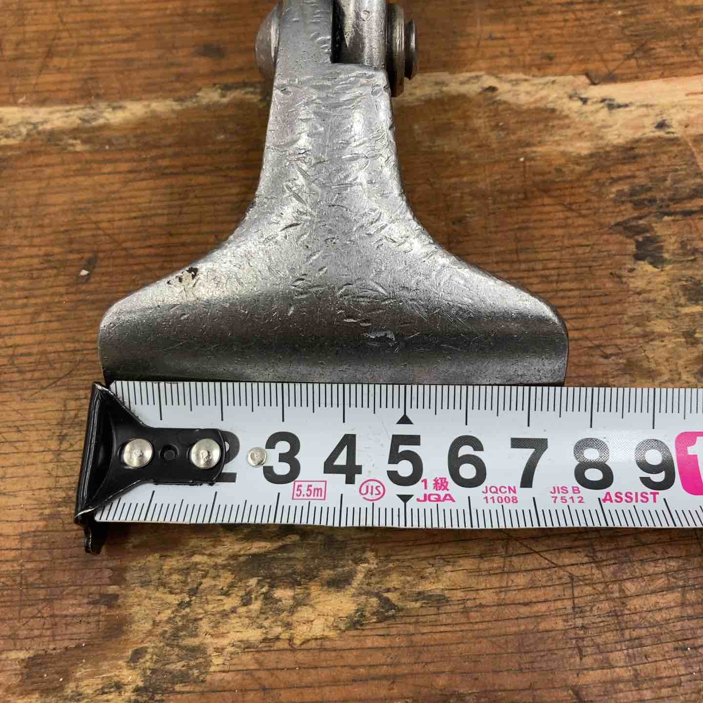 中古品】 盛光 掴箸 ツカミ 板金工具 ステンレス 口幅75mm 全長270mm