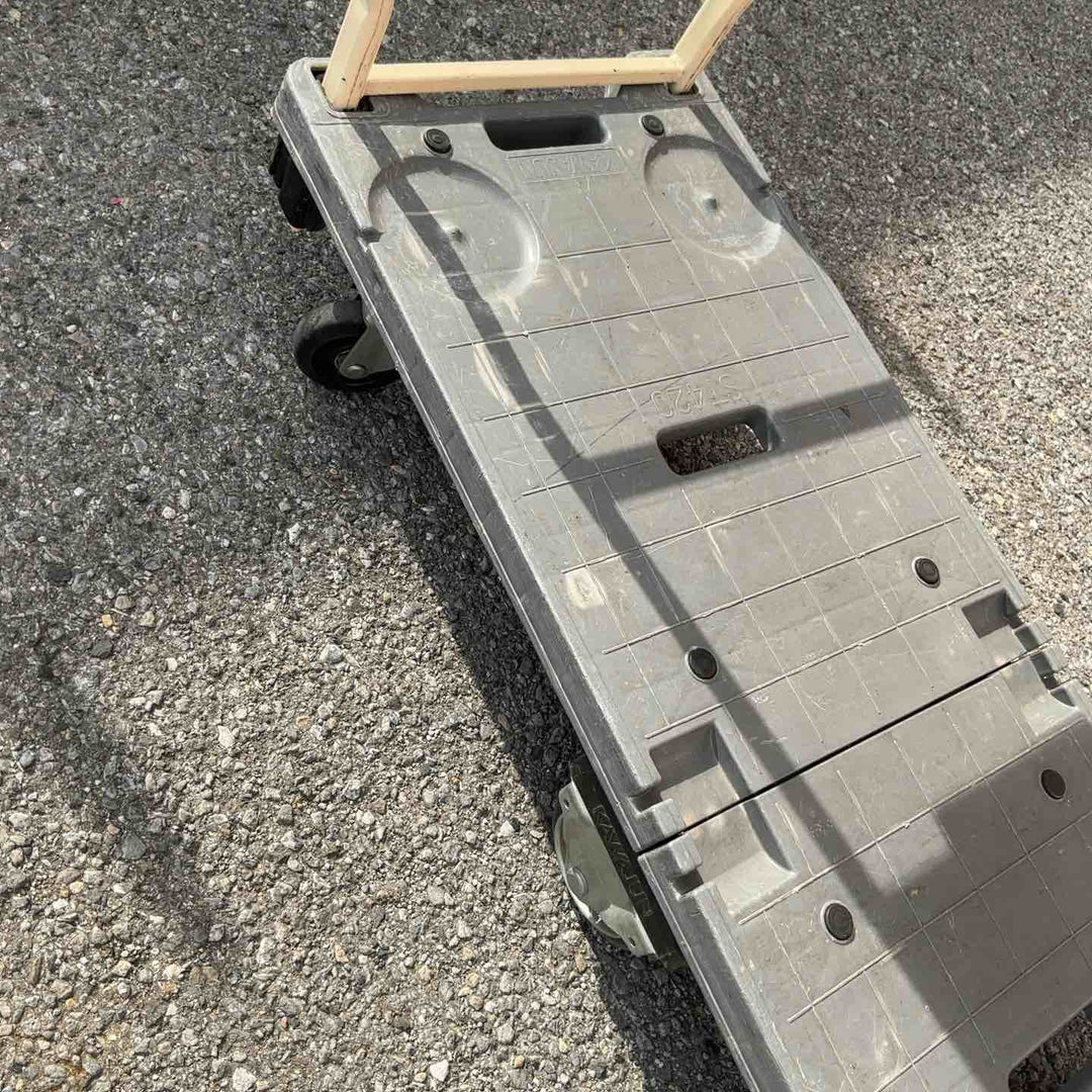 【店頭受取り限定】KAWAJUN　6輪台車　棚板2枚付き【草加店】