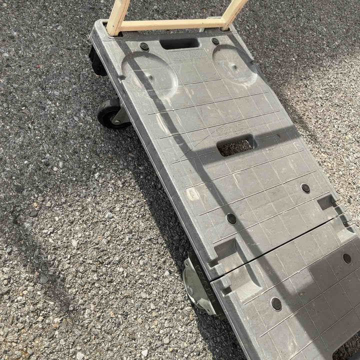 【店頭受取り限定】KAWAJUN　6輪台車　棚板2枚付き【草加店】