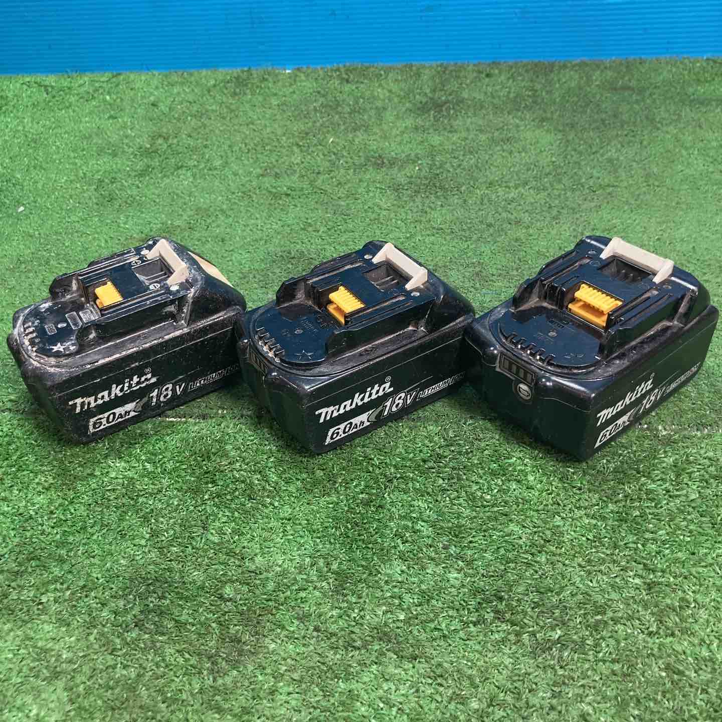 ジャンク品】マキタ(makita) 純正バッテリー15点 18V6.0Ah残量表示付