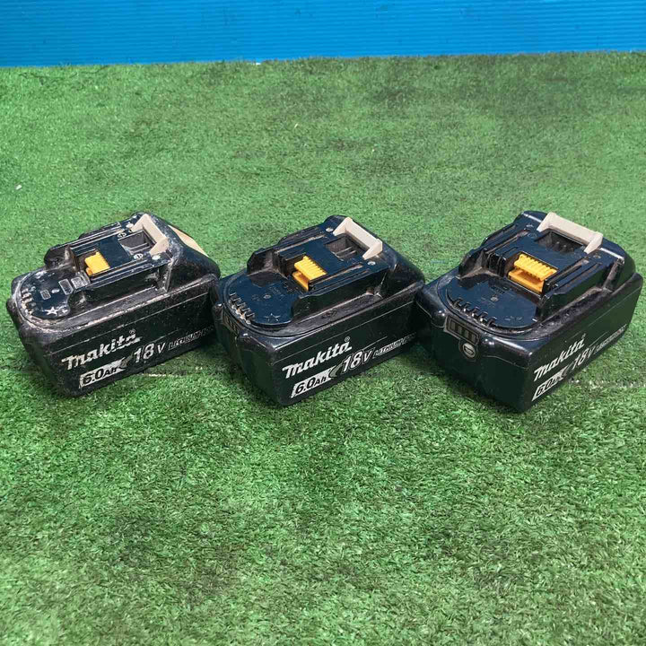 【ジャンク品】マキタ(makita) 純正バッテリー15点 18V6.0Ah残量表示付 BL1860B×13点 40Vmax2.5Ah BL4025×2点 ※ジャンクまとめ※【岩槻店】