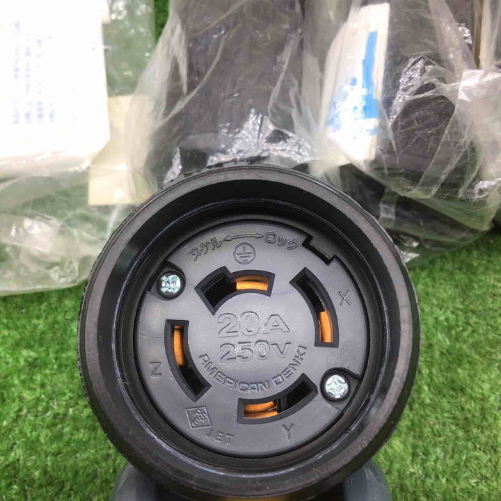 アメリカン電機 防水形コードコネクタボディ 引掛形接地3P 20A　品番4224RW　【富山店】◇Y5