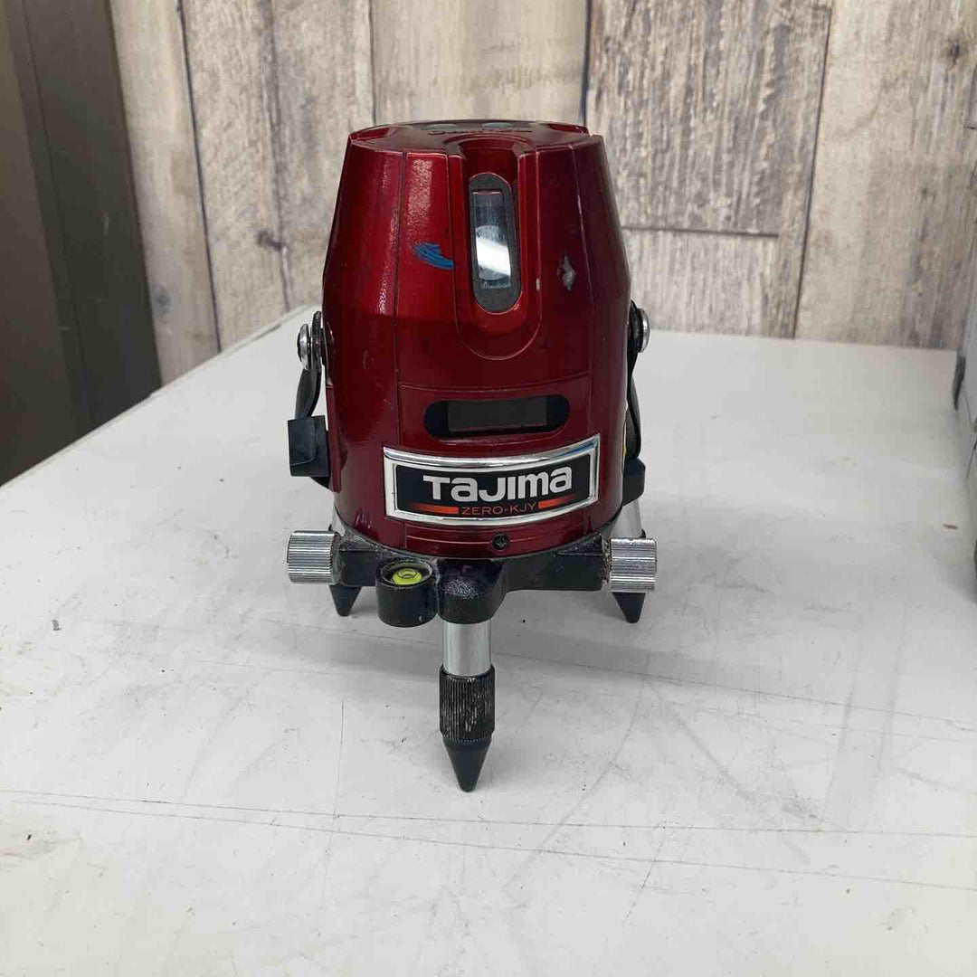 ◇タジマ(Tajima) レーザー墨出し器 矩十字・横  ZERO-KJY 赤ライン 簡易精度確認のみ【戸田店】