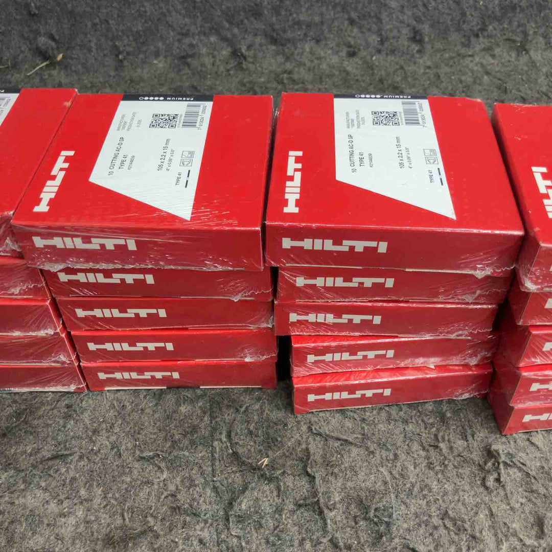 HILTI ヒルティ/切断砥石/AC-D SP TYPE41 105×2.2×15mm＃2144839*29点 計290枚 有効期限 2028年1月と4月【鴻巣店】