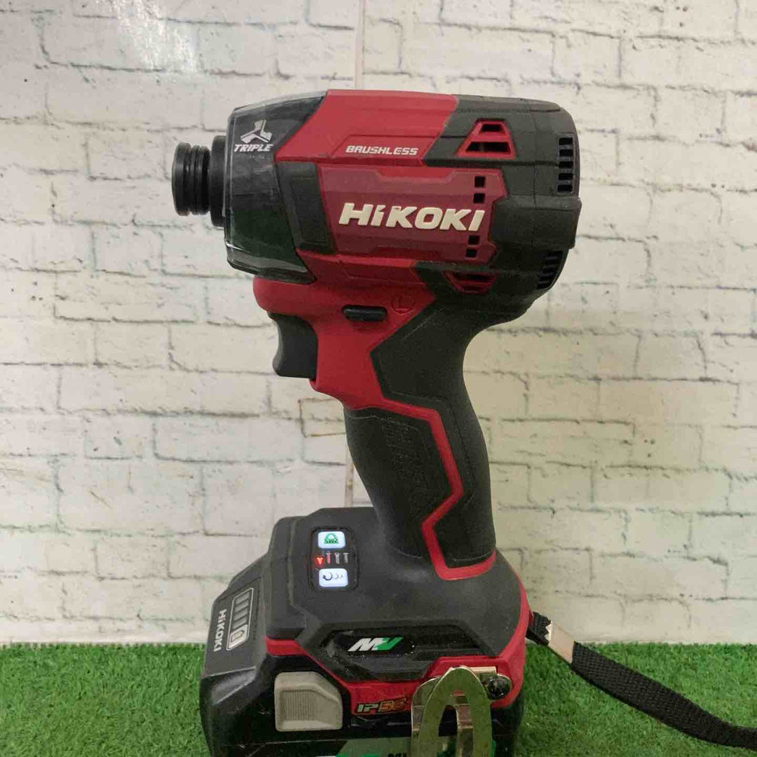 ★ハイコーキ(HIKOKI ※旧:日立工機) コードレスインパクトドライバ スコーピオンレッド WH36DD(2XHRSZ)【町田店】