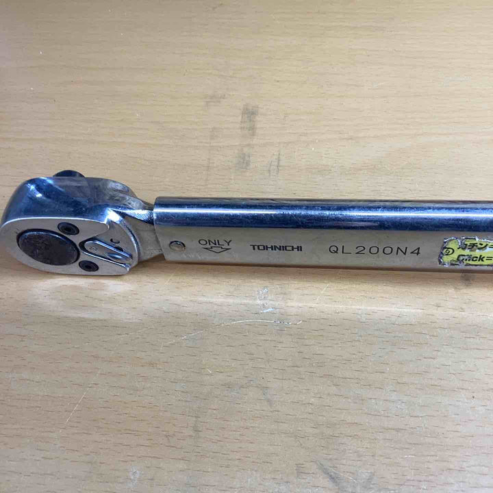 東日(TOHNICHI) プレセット形トルクレンチ QL200N4 精度不明 ジャンク 未校正 保証なし ノークレームノーリターンでお願いします【越谷店】