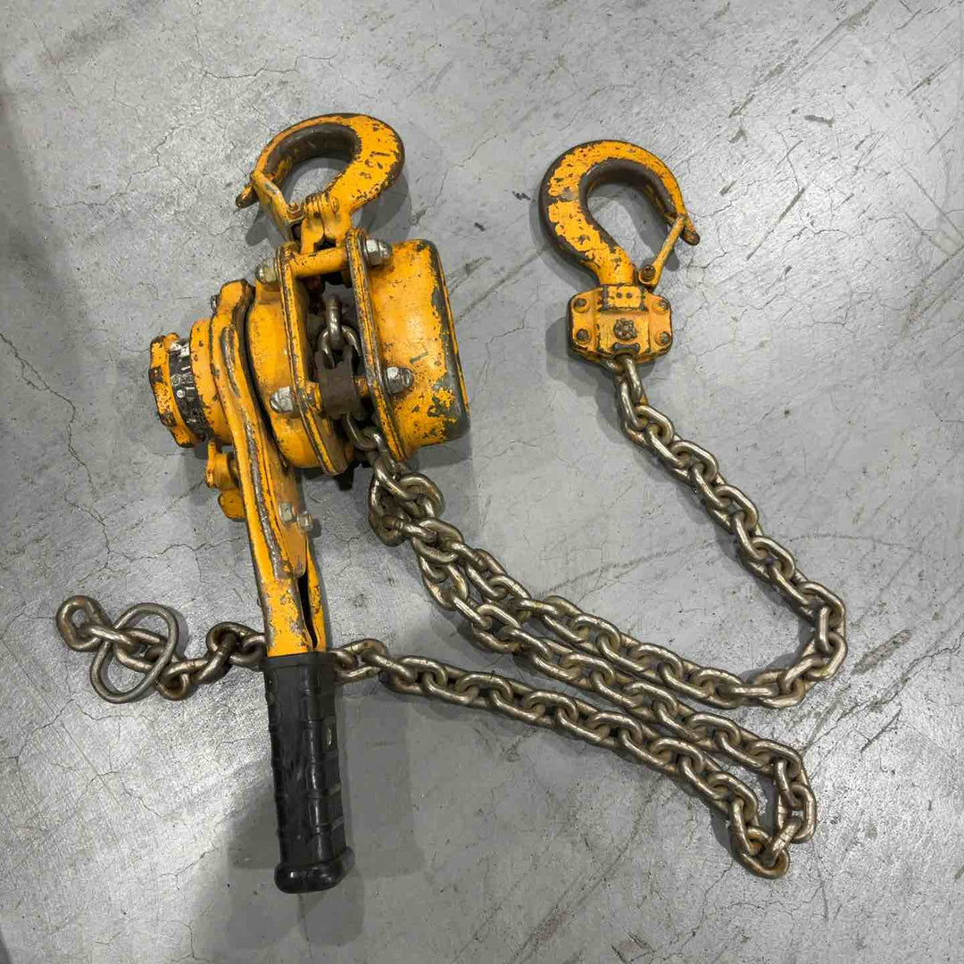 【中古品】KITO/キトー レバーブロック L5型 LB016 荷重1.6t/1.6トン 揚程1.5m 3台セット【川口店】