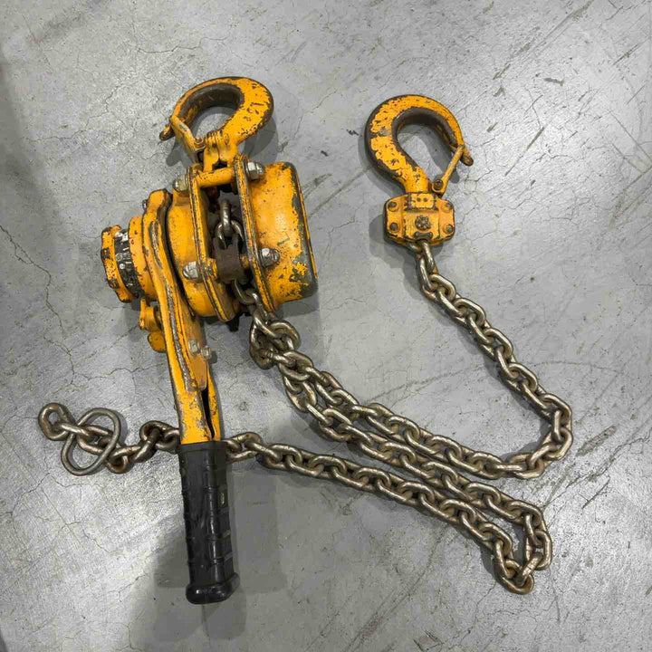 【中古品】KITO/キトー レバーブロック L5型 LB016 荷重1.6t/1.6トン 揚程1.5m 3台セット【川口店】
