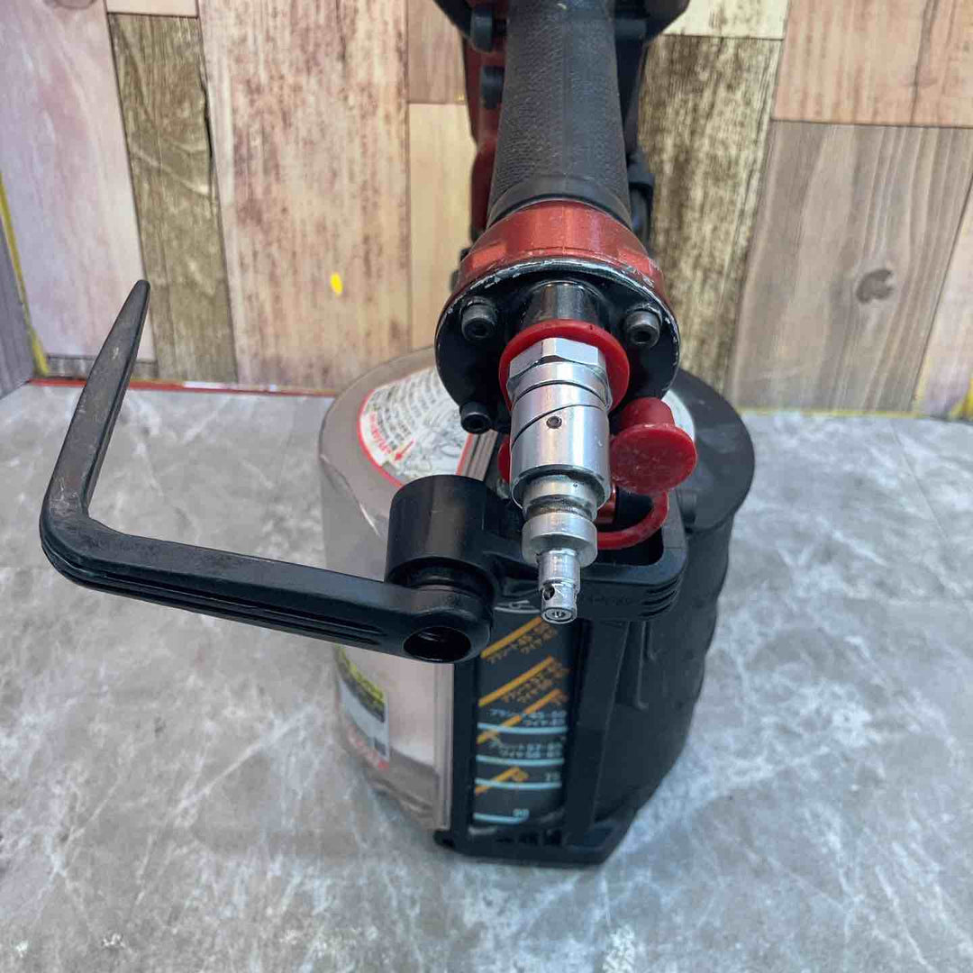 【中古品】★マックス MAX 90mm 高圧エア釘打ち機 HN-90N5(D)-R マガジン割れ有り【八潮店】