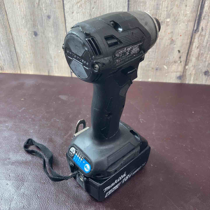 【中古品】マキタ(makita) コードレスインパクトドライバー TD173DRGXB 18V バッテリー付属【東大和店】