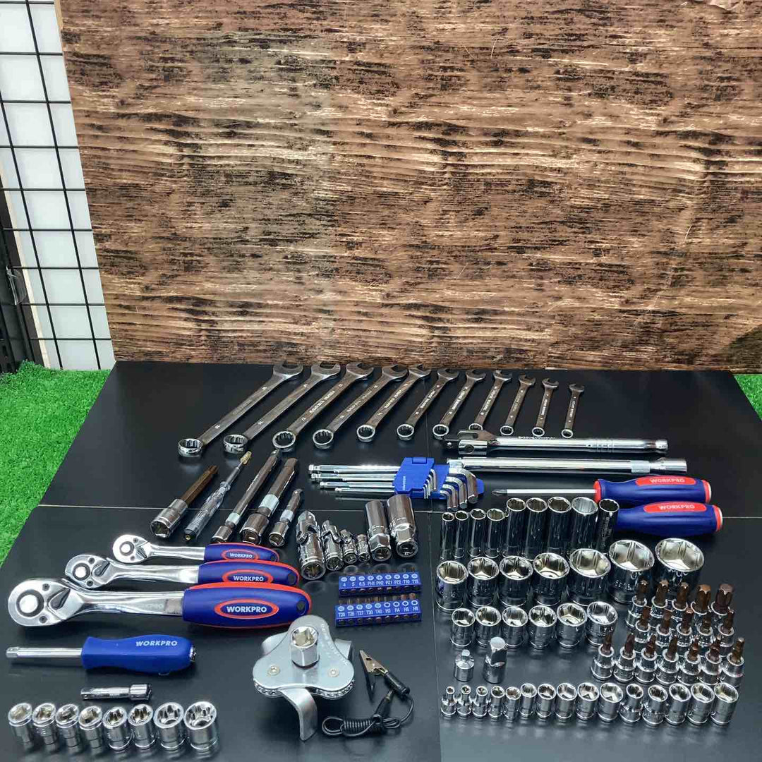 WORKPROソケットレンチ123点セットW003025AJ　※一部摩耗痕あり【川越店】
