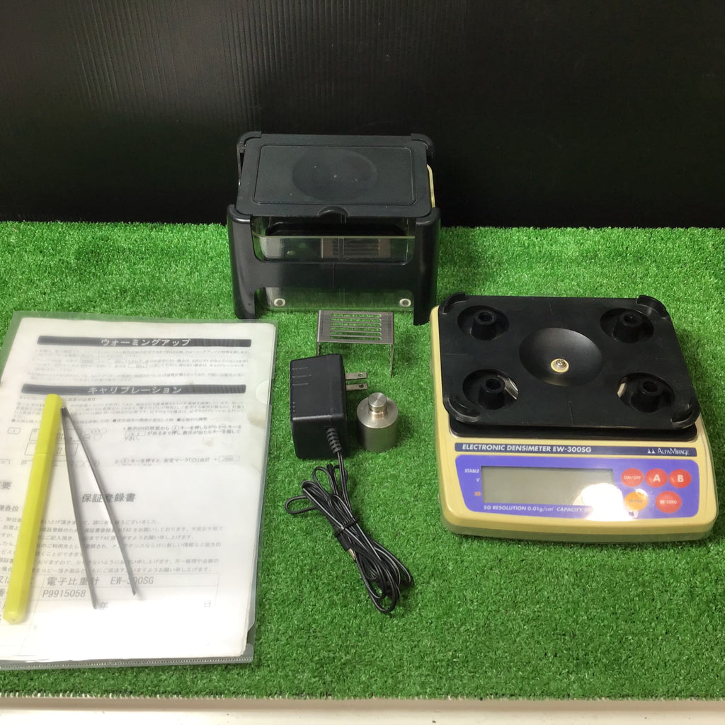 中古/希少品】アルファーミラージュ 電子比重計 EW-300SG 通電OK 中古/希少品】アルファーミラージュ 電子比重計 EW-300SG 通電OK