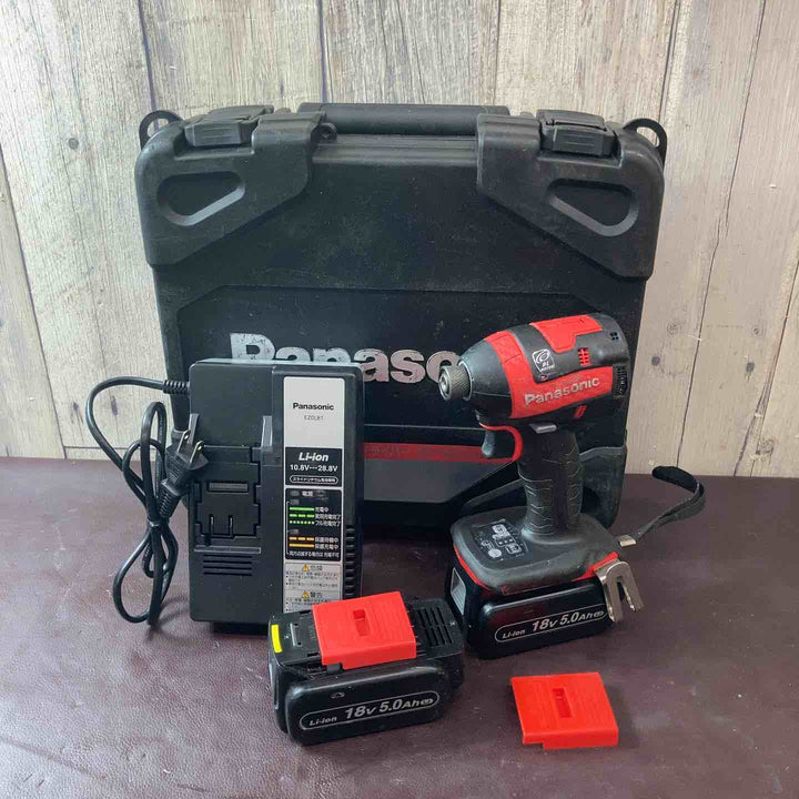 【中古品】 パナソニック(Panasonic) コードレスインパクトドライバー EZ75A7LS2G-R 14.4V/18V デュアル 【東大和店】
