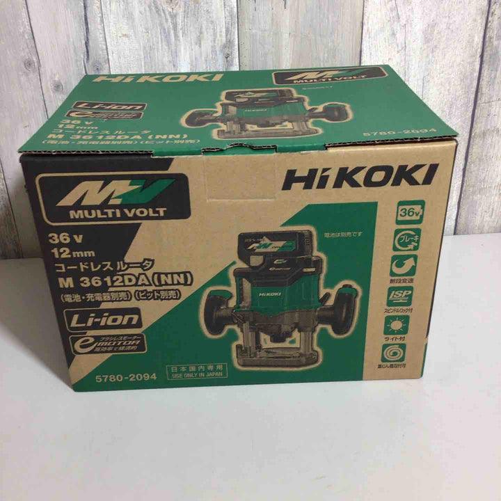 ★ハイコーキ(HIKOKI ※旧:日立工機) コードレスルーター M3612DA(NN)【戸田店】