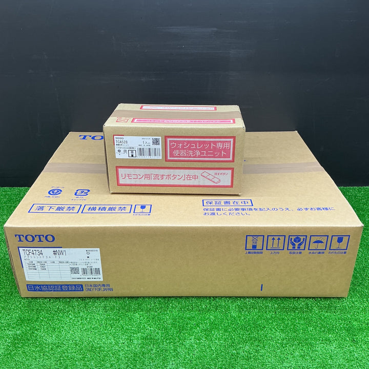 【未使用品】TOTO ウォシュレット アプリコット F3 TCF4734 #NW1 ホワイト【電材館越谷店】