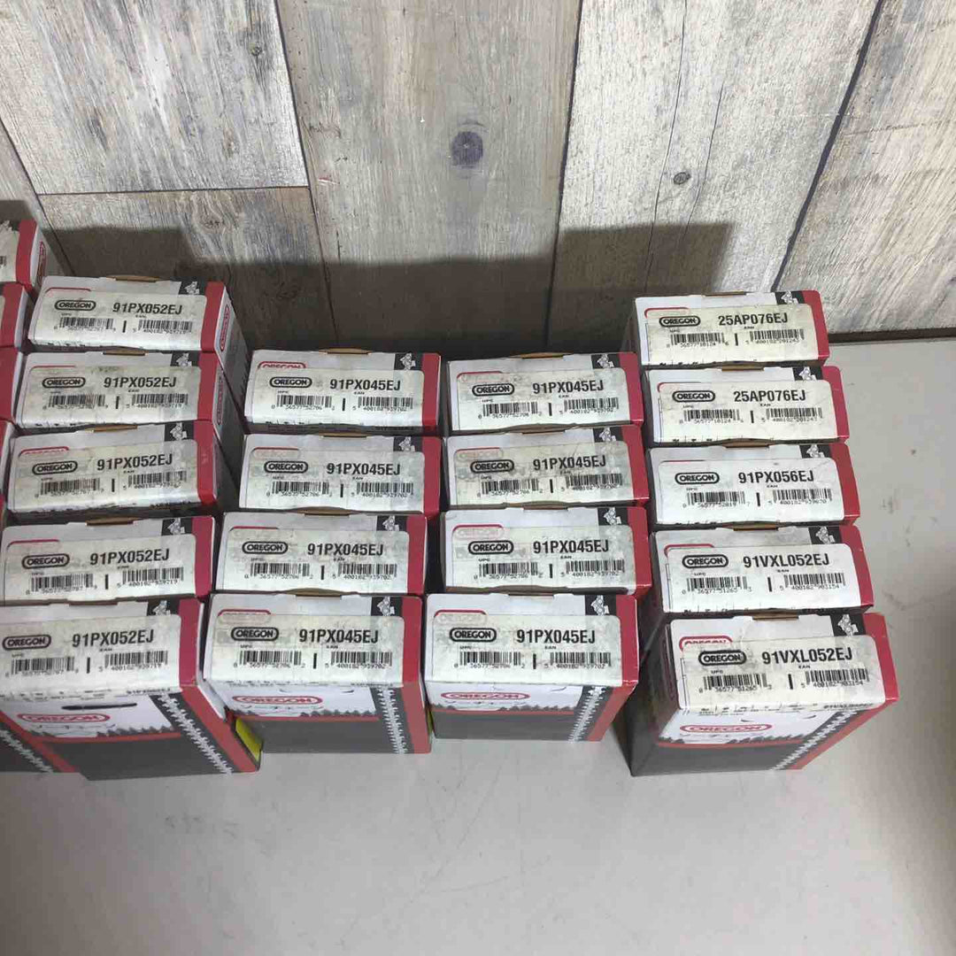 【未使用品】 OREGON オレゴン チェンソー 替刃 ソーチェーン 28個 90PX040EJ 91PX052EJ など【戸田店】