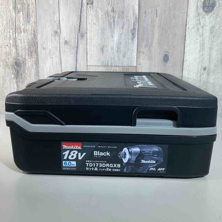 ★マキタ(makita)18V コードレスインパクトドライバー TD173DRGXB 純正品 バッテリー2個付き【戸田店】
