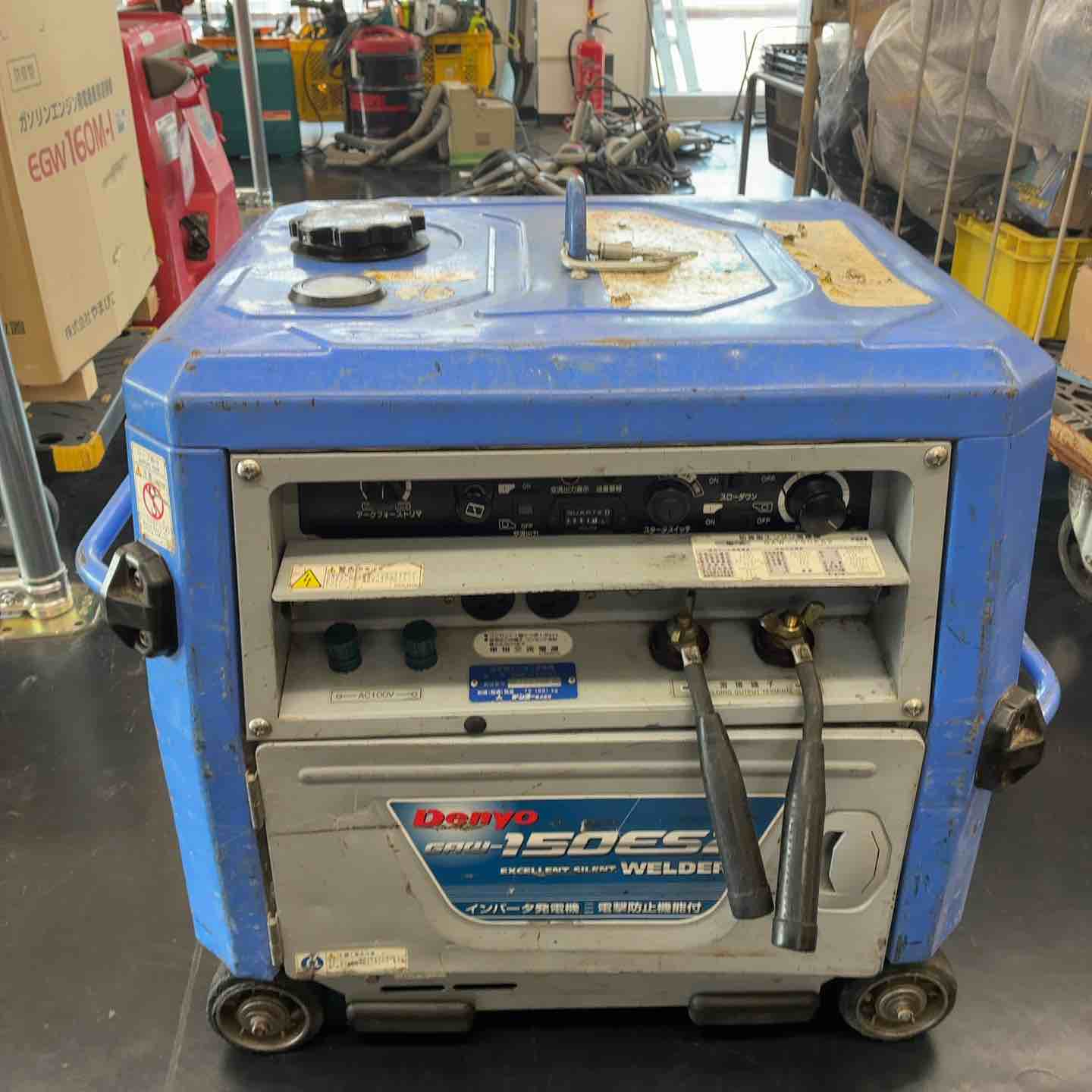 デンヨー GAW-150ES2 ウェルダー 中古品 84ｈ 【ハンズクラフト宜野湾店】 店頭受取り限定】☆デンヨー(Denyo) エンジンウェルダー GAW-150ES2