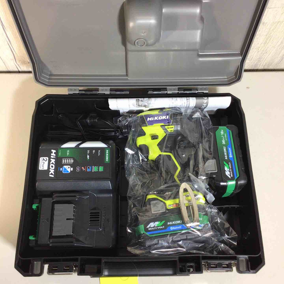 ★ハイコーキ(HIKOKI ※旧:日立工機) コードレスインパクトドライバ スパイダーイエロー WH36DD(2XHYSZ)【戸田店】