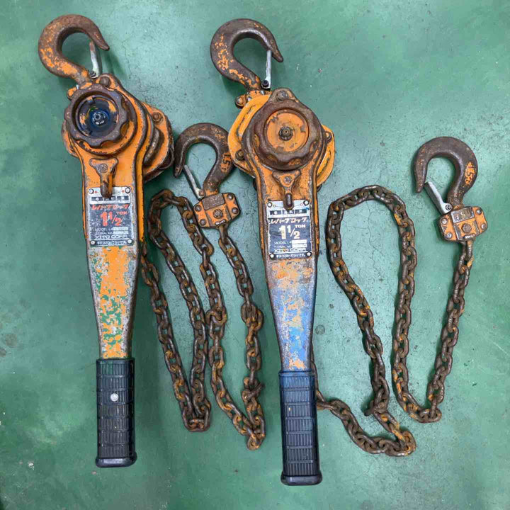 キトー(KITO) レバーブロック L4型 1-1/2TON (1.5t) 2点【桶川店】