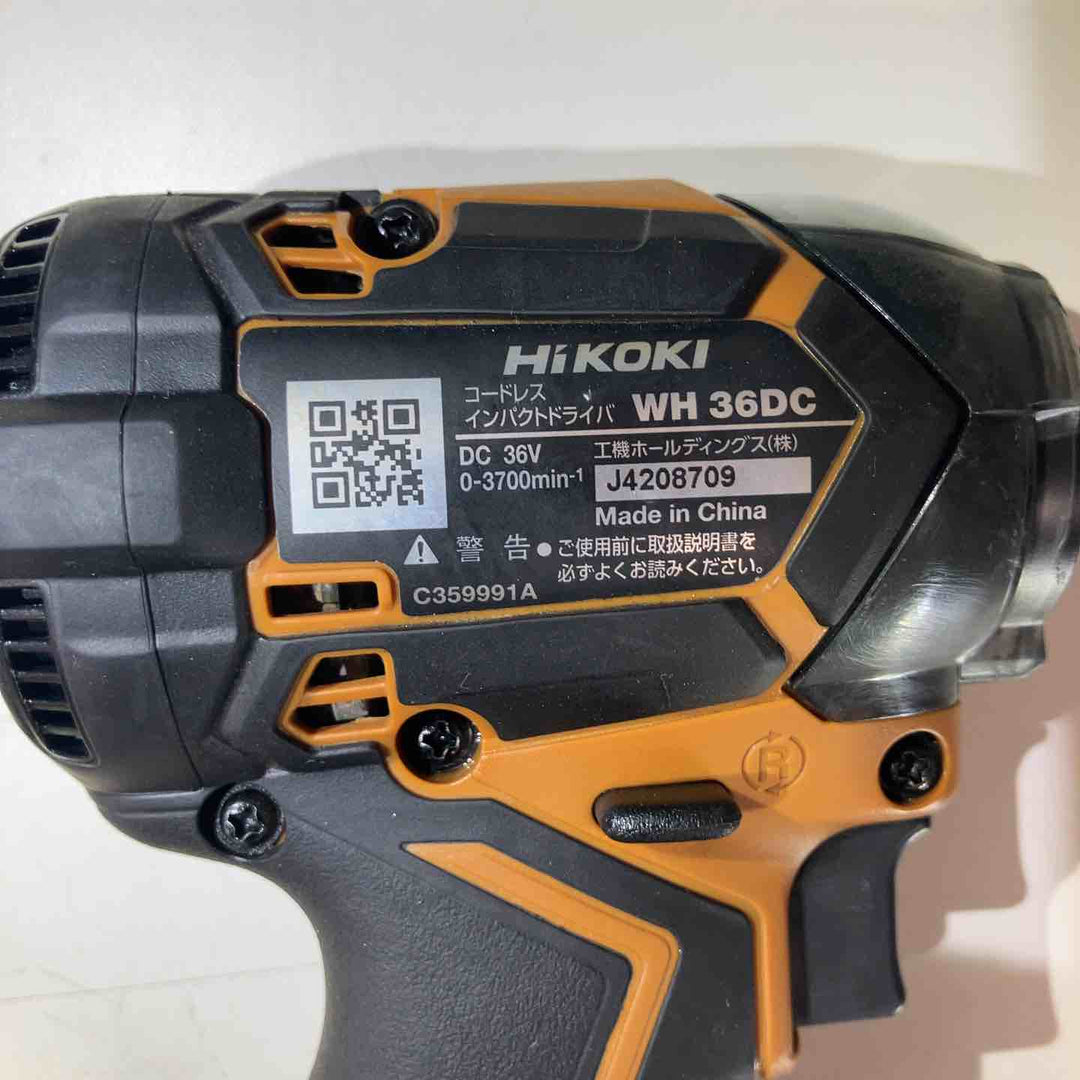 ★ハイコーキ(HIKOKI ※旧:日立工機) コードレスインパクトドライバ WH36DC(2XPS)(GC)【戸田店】