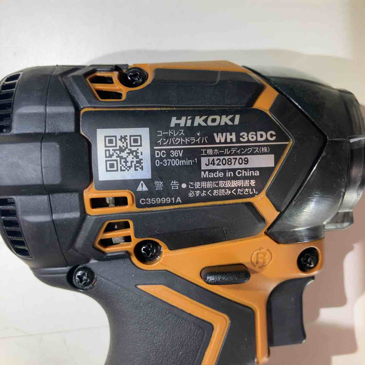 ★ハイコーキ(HIKOKI ※旧:日立工機) コードレスインパクトドライバ WH36DC(2XPS)(GC)【戸田店】
