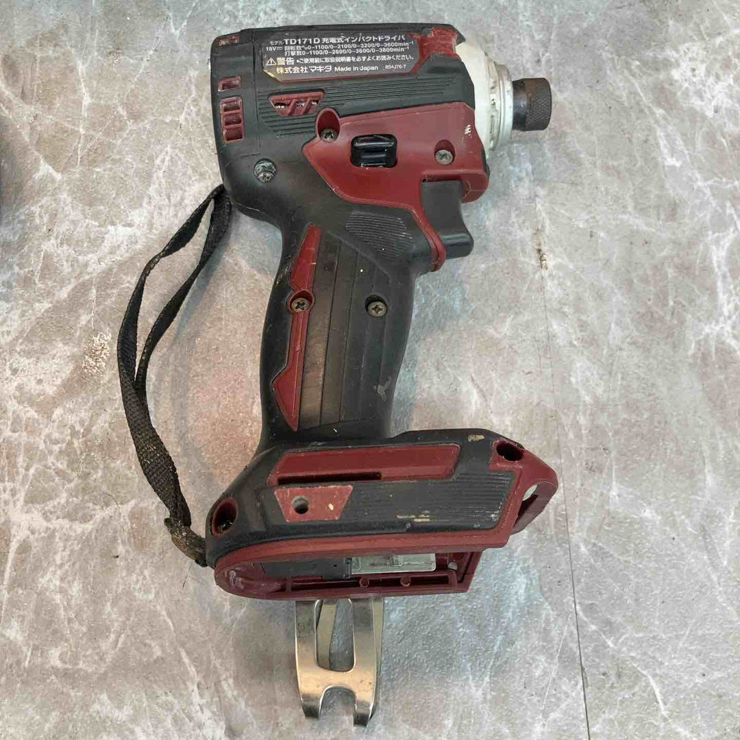 ★マキタ(makita) 18V コードレスインパクトドライバー TD171DGXAR オーセンティックレッド【八潮店】