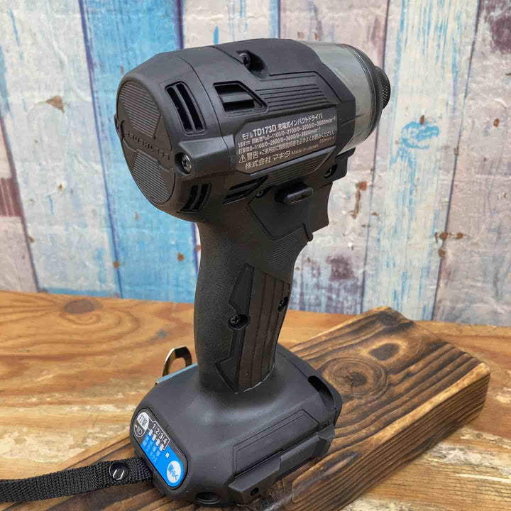 【未使用品】 純正 マキタ makita コードレス インパクトドライバー TD173DZB 黒色 ブラック 本体 【柏店】