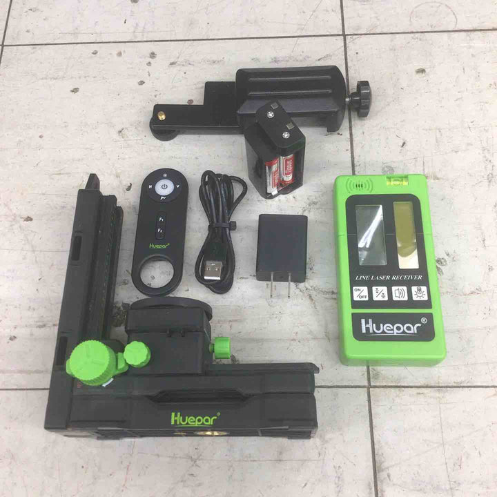 【現状品】 ヒューパー/Huepar グリーン レーザー墨出し器  S04CG 【鴻巣店】