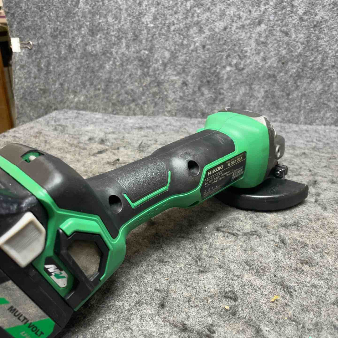 ハイコーキ(※旧:日立工機) 100mmコードレスディスクグラインダ G3610DA(NN) バッテリー1個付き【桶川店】