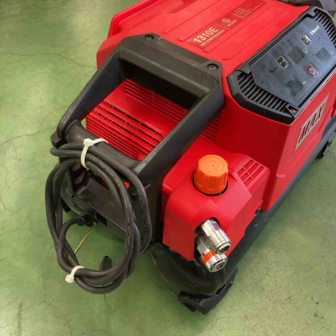 【決算セール！充填約5分★中古】 マックス MAX エアコンプレッサー・AK-HL1310E_レッド ■送料無料・代引き・店頭受取対応■ 【桶川店】