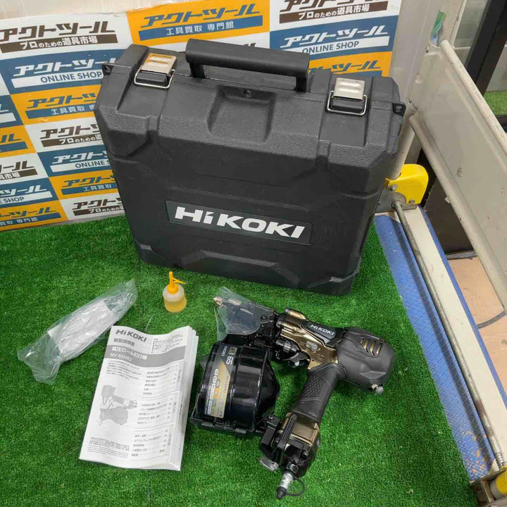 ★ハイコーキ(HIKOKI ※旧:日立工機) 高圧エア釘打ち機 NV65HR2(S)【草加店】