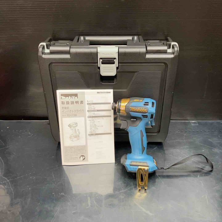 マキタ(makita) コードレスインパクトドライバー TD173DZPB LXT20周年記念限定カラー プレミアムブルー 本体+ケース【川越店】
