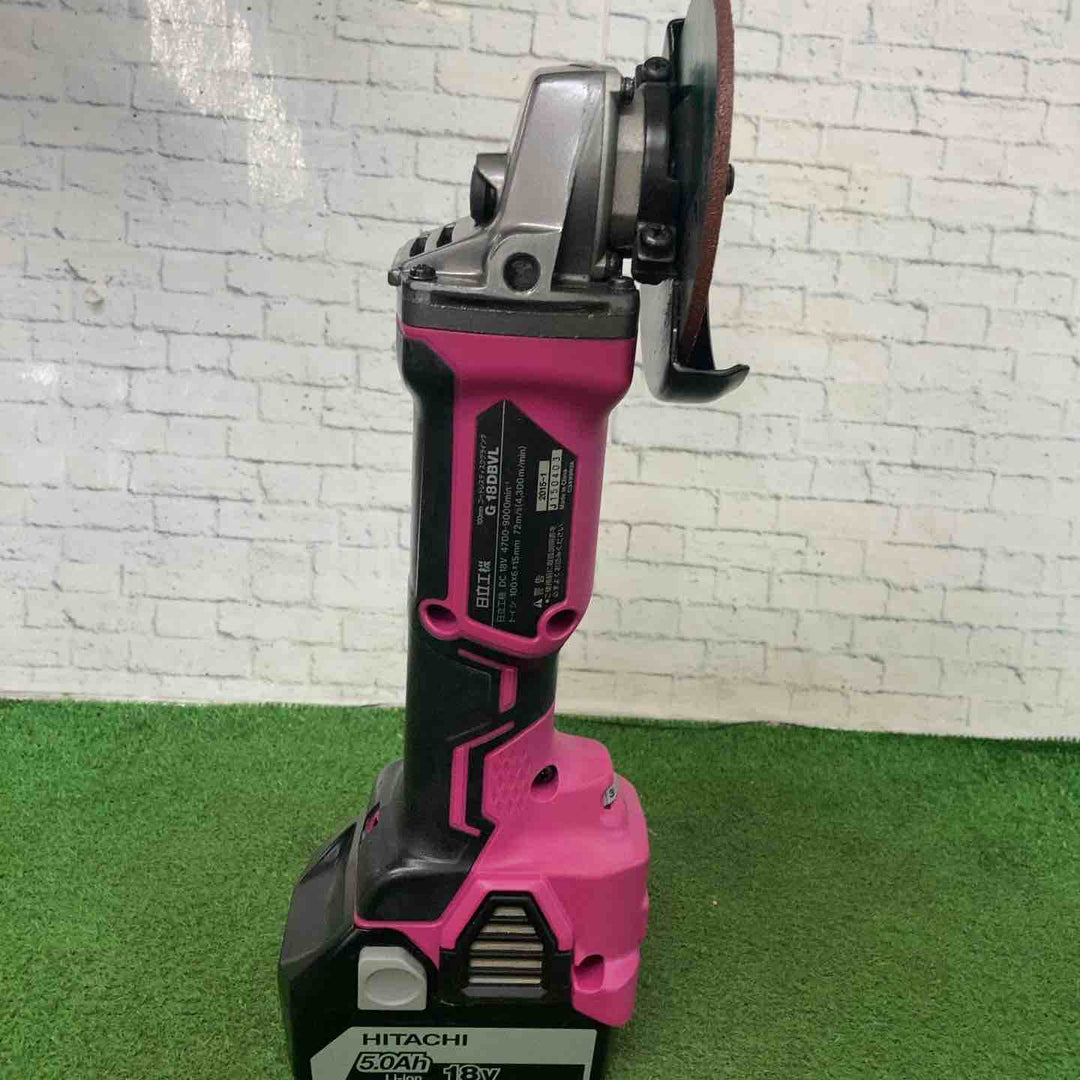 ◇ハイコーキ(HIKOKI ※旧:日立工機) 100mmコードレスディスクグラインダ G18DBVL(LYPK)(R)【町田店】