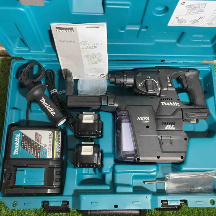 ★マキタ(makita) コードレスハンマドリル HR244DGXVB　本体未使用品【戸田店】
