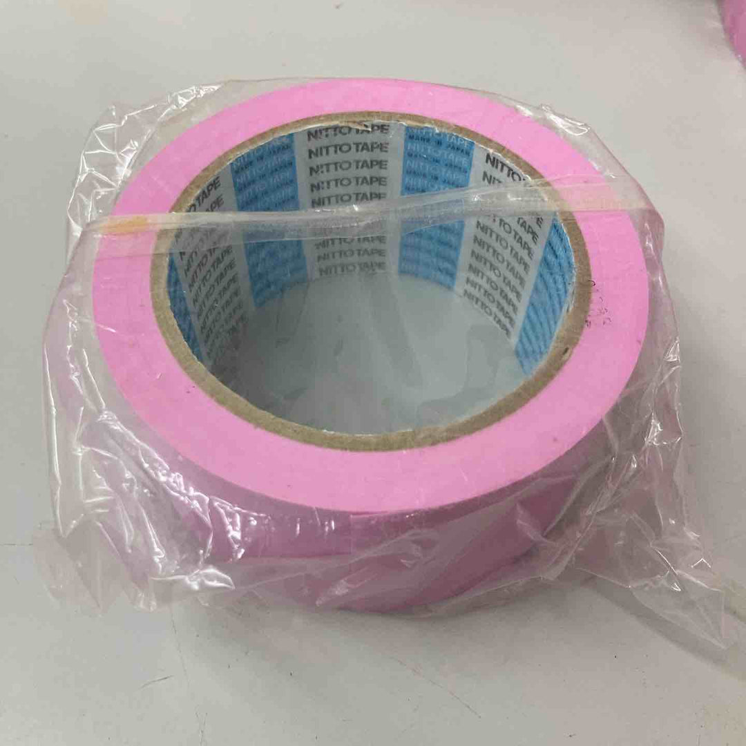 ▼日東電工(Nitto)床養生テープ さくら色 No.397 30巻 1箱 50mm×25ｍ 長期保管品②【戸田店】
