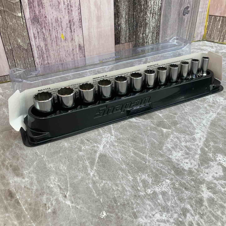 【中古品】snap-on/スナップオン セミディープソケット 12ピースセット 3/8 212FMSY【八潮店】