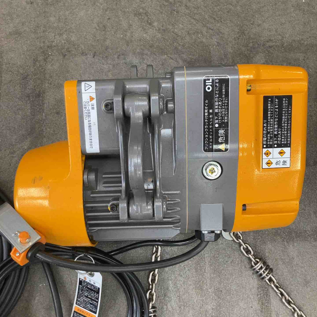 【店頭受取り限定】KITO EQ形電気チェーンブロック 懸垂形 EQ004IS 490kg【川崎店】